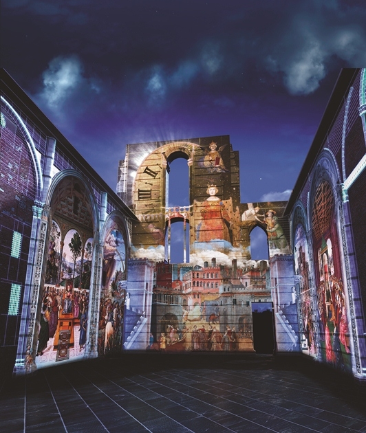 Divina Bellezza: tecnologie per uno spettacolo immersivo sulla storia di Siena