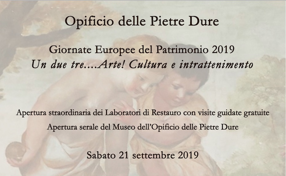 Giornate europee del Patrimonio 2019 - Opificio delle Pietre Dure