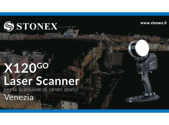 X120GO SLAM Laser Scanner per rilievi di centri storici - Venezia