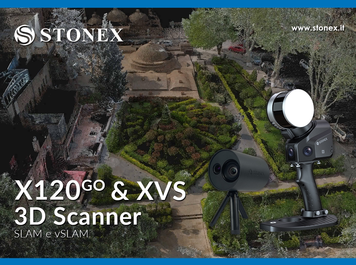 Stonex SLAM Laser Scanner per rilievi 3D in città