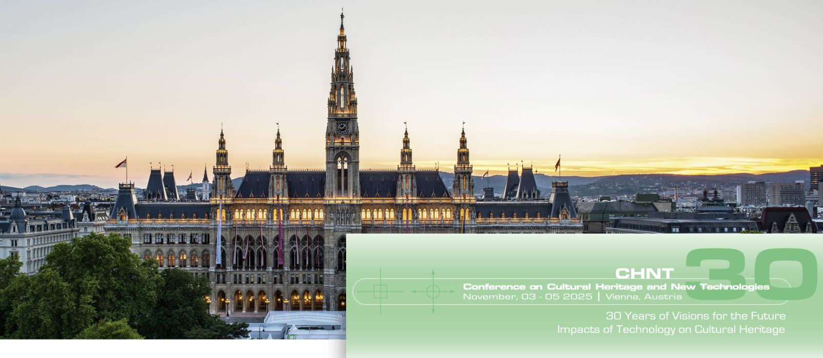 CHNT 30 – Open Call: 30 Years of visions for the future – Impacts of technology on cultural heritage