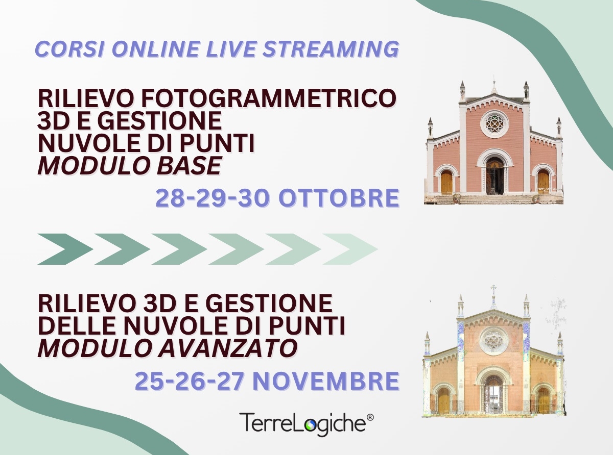 Diventa esperto nel Rilievo 3D: i corsi professionali di TerreLogiche per l’autunno 2025