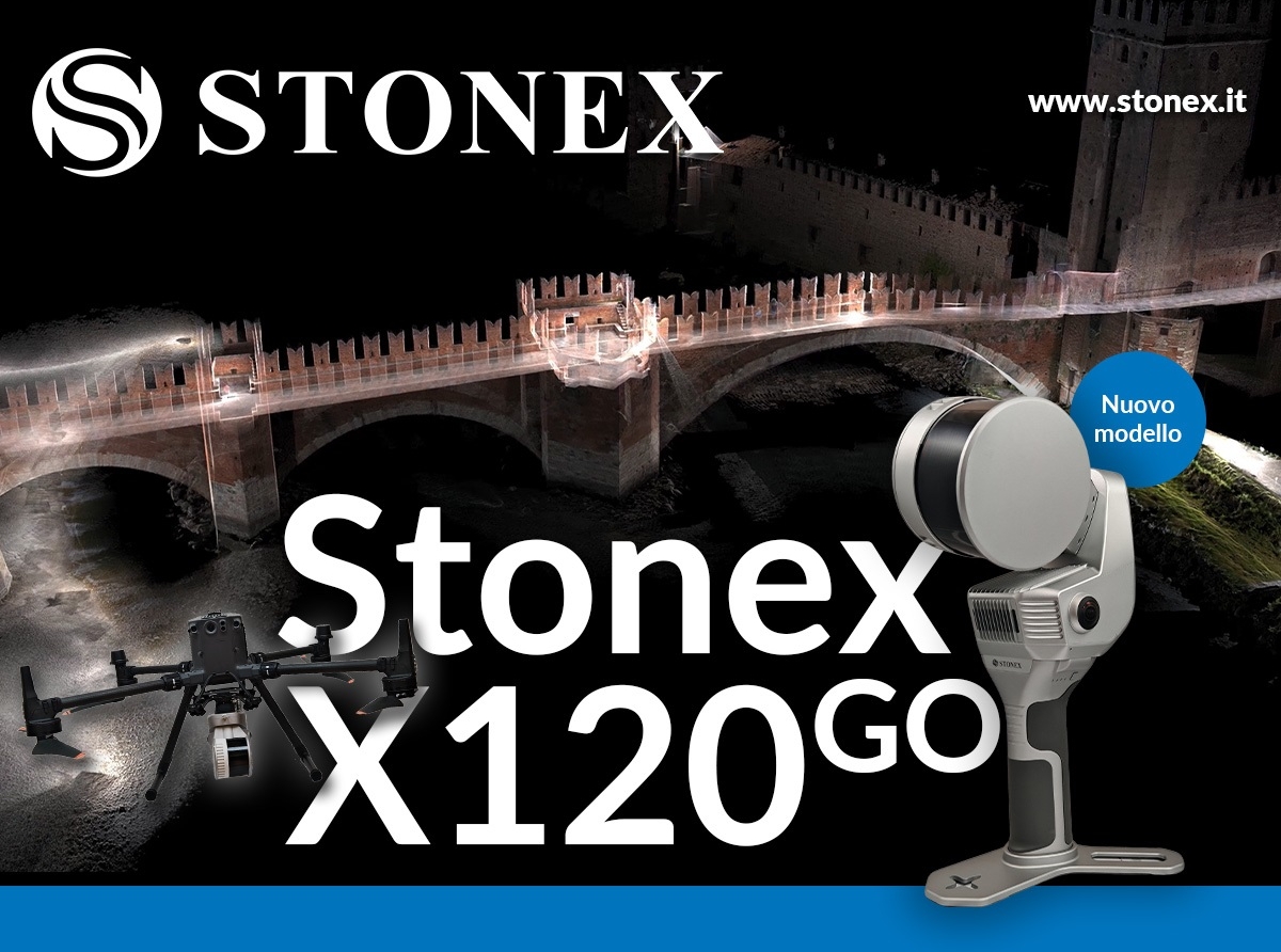 Stonex X120GO v2: un laser scanner SLAM versatile per la documentazione dei beni culturali