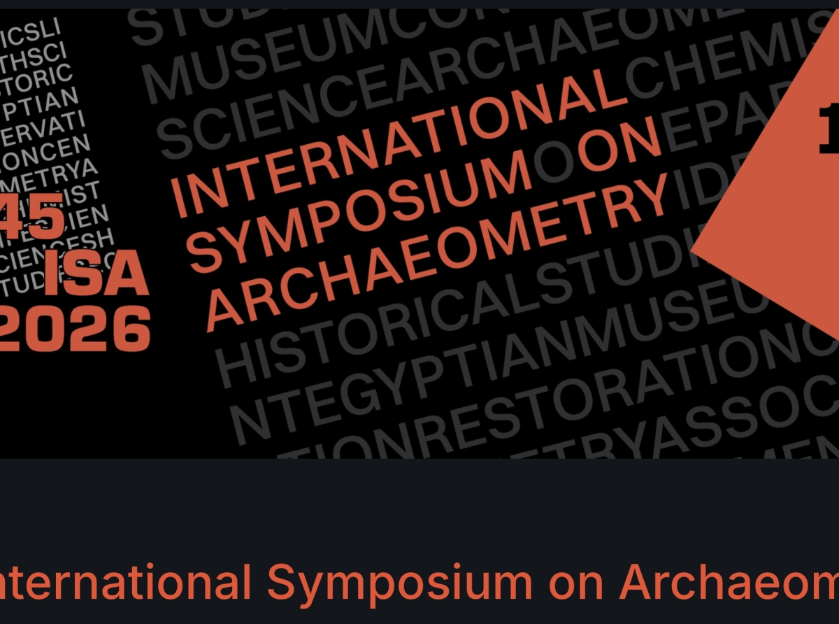 18-22 Maggio 2026, Torino - 45th International Symposium on Archaeometry