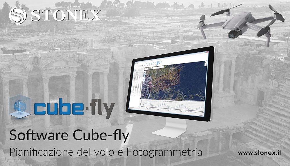 Stonex Cube-fly: Software di Pianificazione del volo e Fotogrammetria