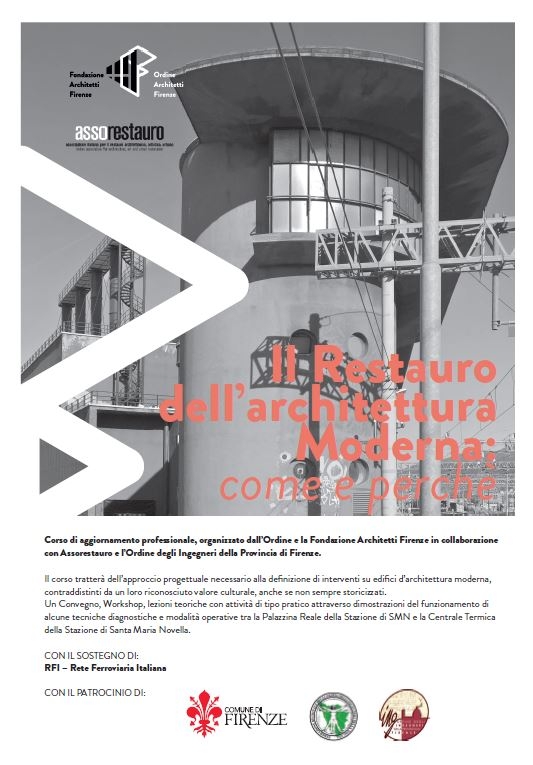 Il restauro dell'architettura moderna, corso di aggiornamento professionale