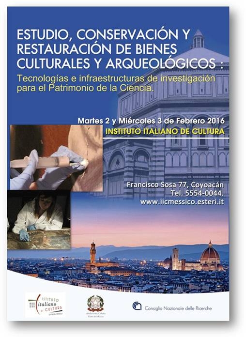 Le tecnologie e le infrastrutture italiane di ricerca per la Heritage Science si presentano in Messico