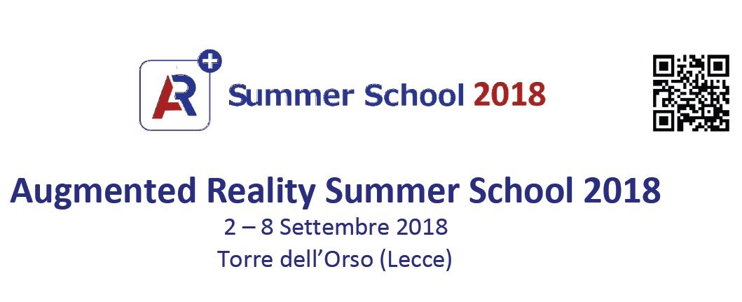 Augmented Reality Summer School 2018. Iscrizioni aperte sino al 15 Agosto 2018.
