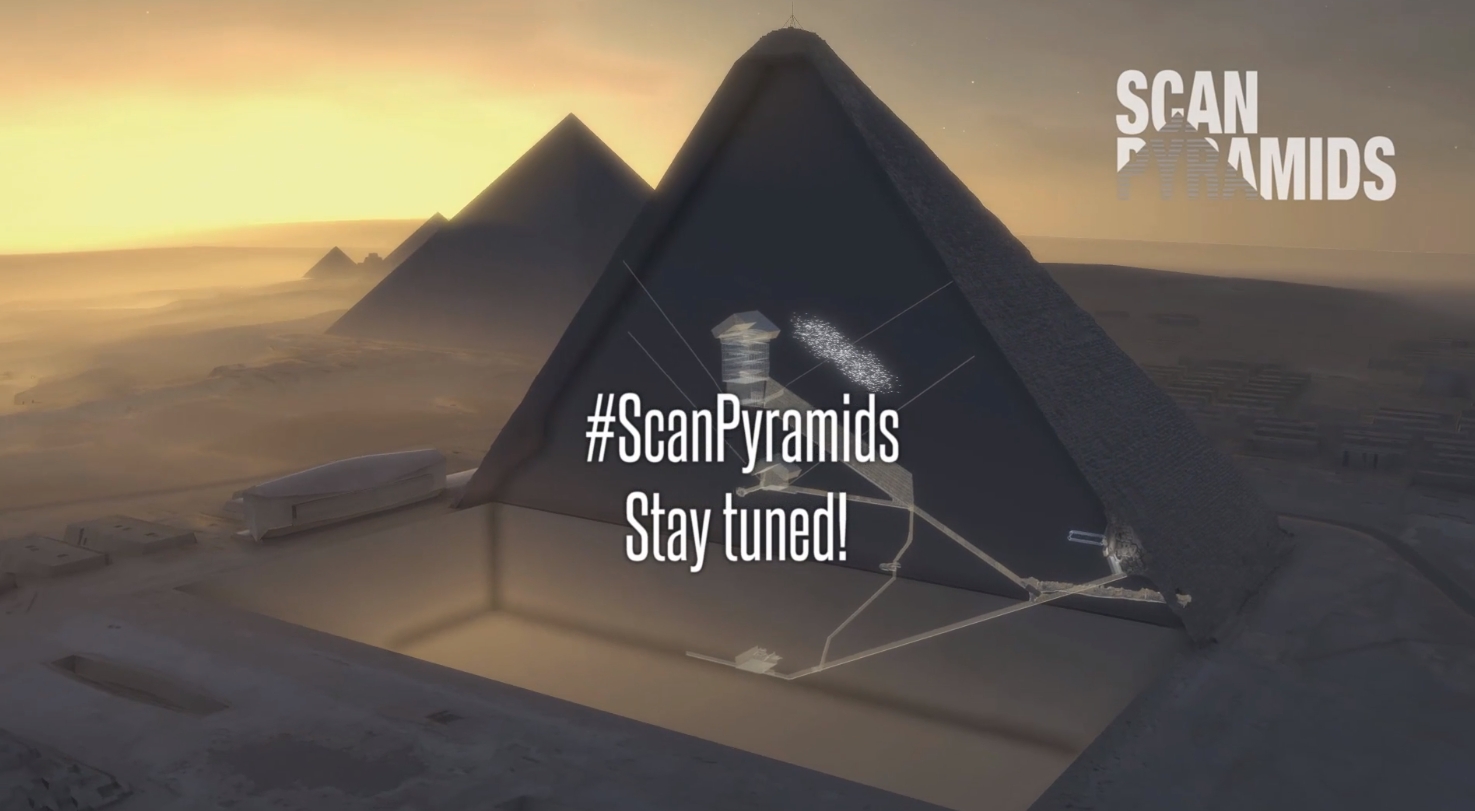 Le cavità della Grande Piramide di Giza individuate dal progetto ScanPyramids