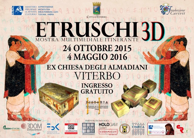 Etruschi in 3D: una mostra multimediale a Viterbo