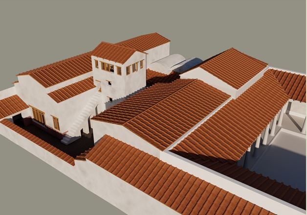 ricostruzione torre pompei